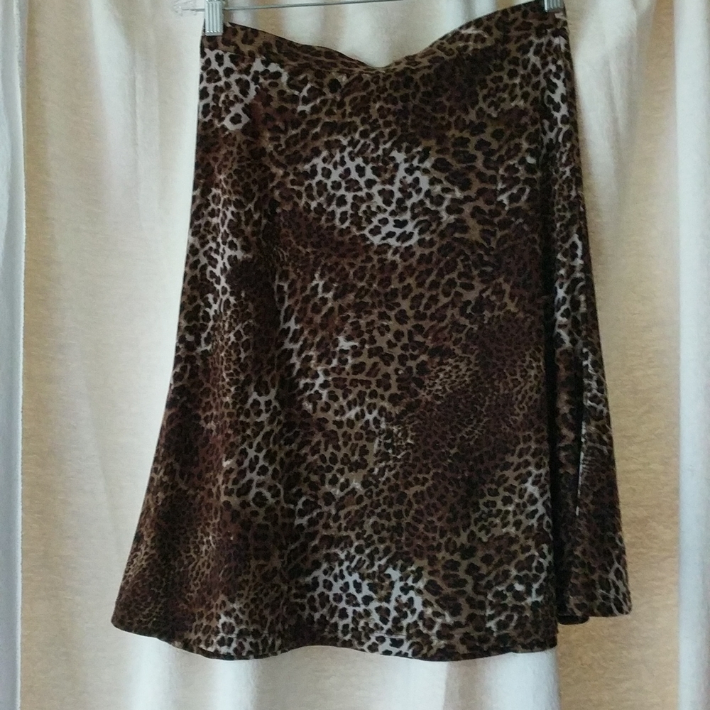 BCBG  Maxazria Animal Print Skirt Size S
